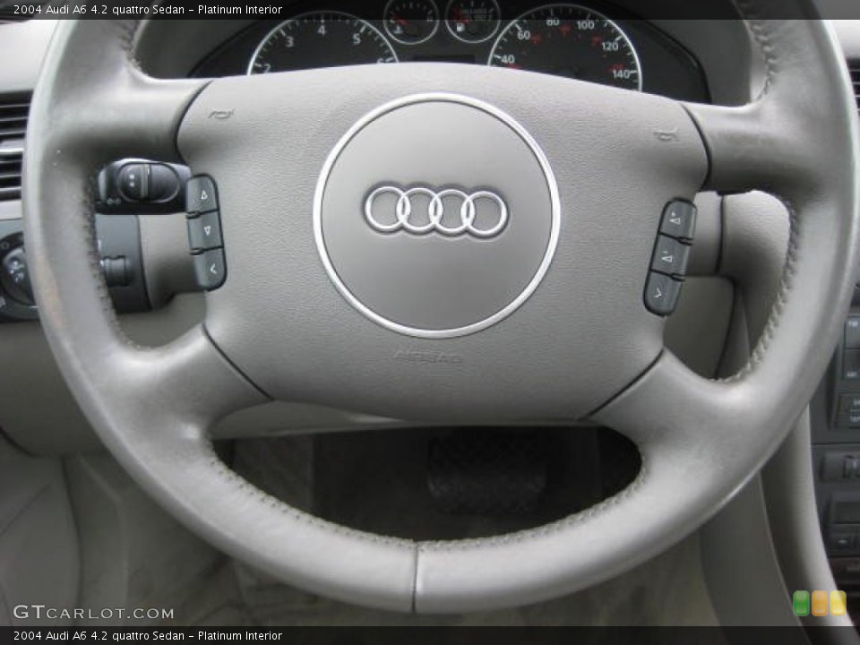 Platinum Interior Steering Wheel for the 2004 Audi A6 4.2 quattro Sedan #77676051