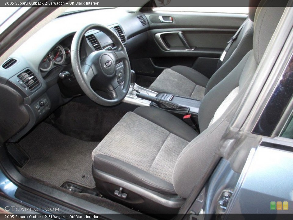 Off Black 2005 Subaru Outback Interiors