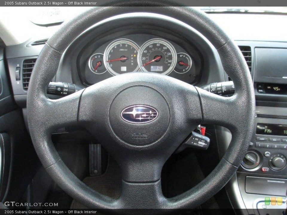 Off Black Interior Steering Wheel for the 2005 Subaru Outback 2.5i Wagon #77676145