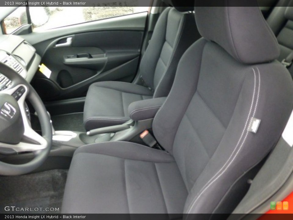 Black Interior Front Seat for the 2013 Honda Insight LX Hybrid #77676191