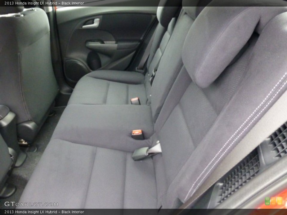 Black Interior Rear Seat for the 2013 Honda Insight LX Hybrid #77676204