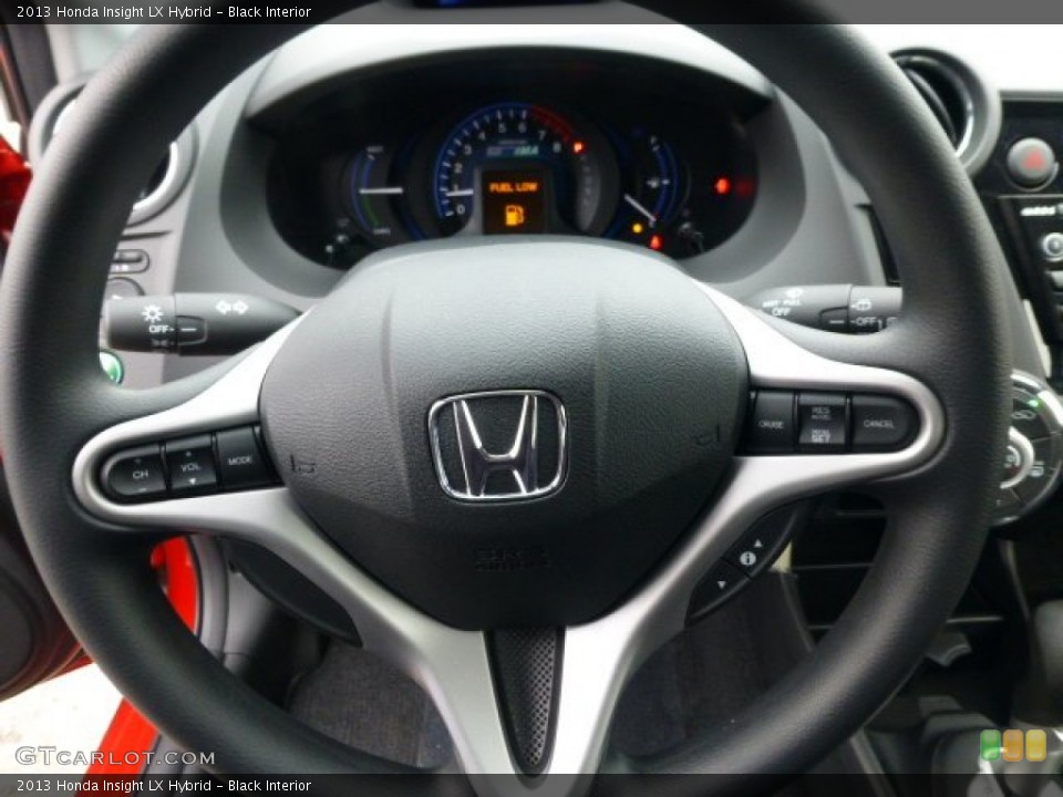 Black Interior Steering Wheel for the 2013 Honda Insight LX Hybrid #77676300