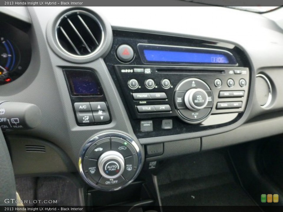 Black Interior Controls for the 2013 Honda Insight LX Hybrid #77676318