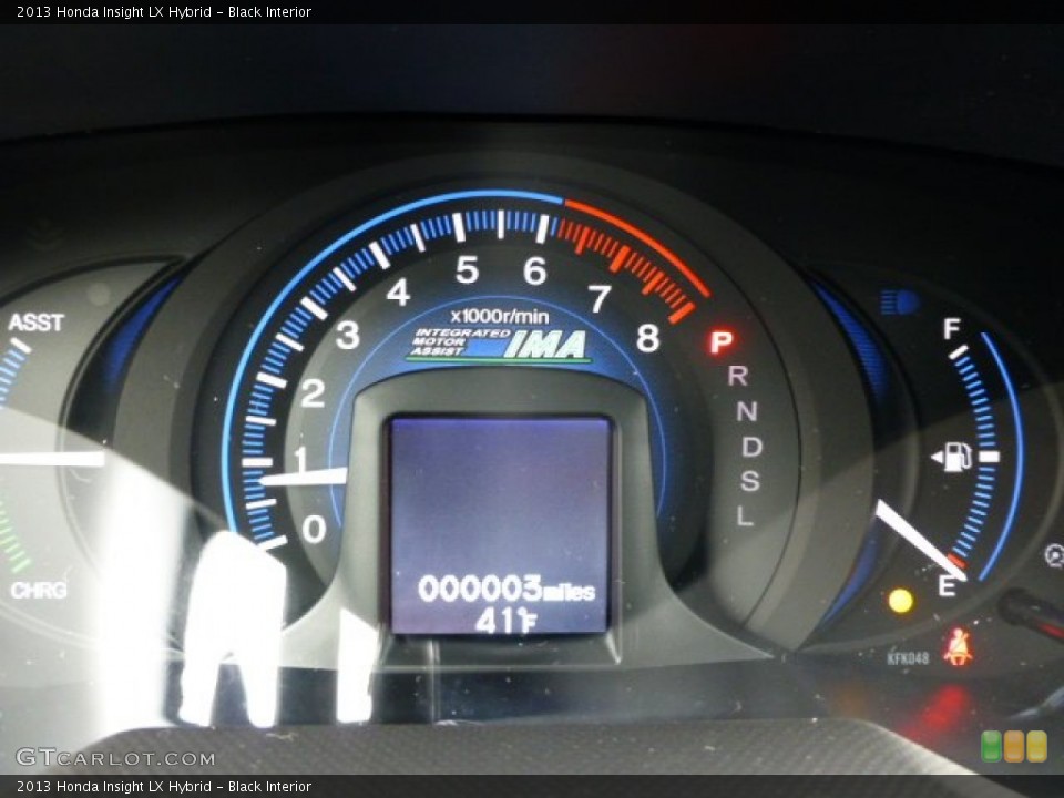 Black Interior Gauges for the 2013 Honda Insight LX Hybrid #77676339