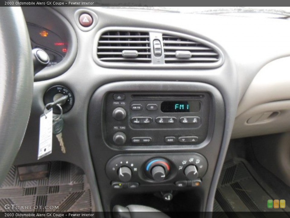 Pewter Interior Controls for the 2003 Oldsmobile Alero GX Coupe #77676477