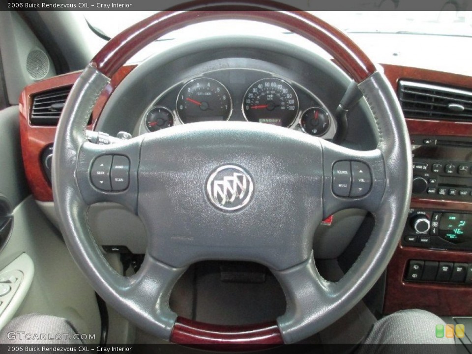 Gray Interior Steering Wheel for the 2006 Buick Rendezvous CXL #77676753