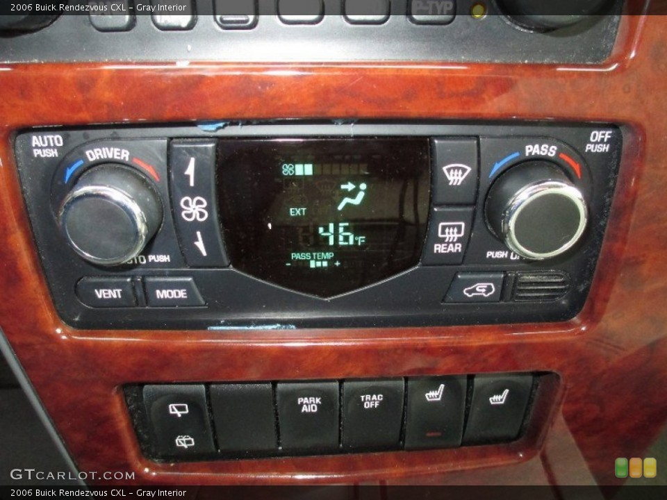 Gray Interior Controls for the 2006 Buick Rendezvous CXL #77676771