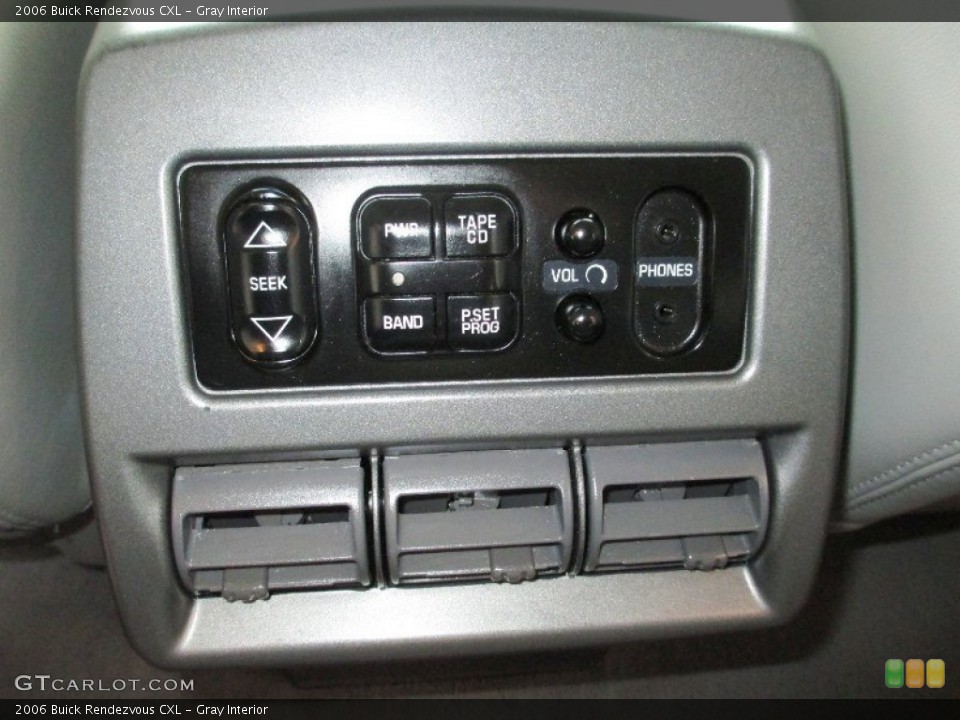 Gray Interior Controls for the 2006 Buick Rendezvous CXL #77676813
