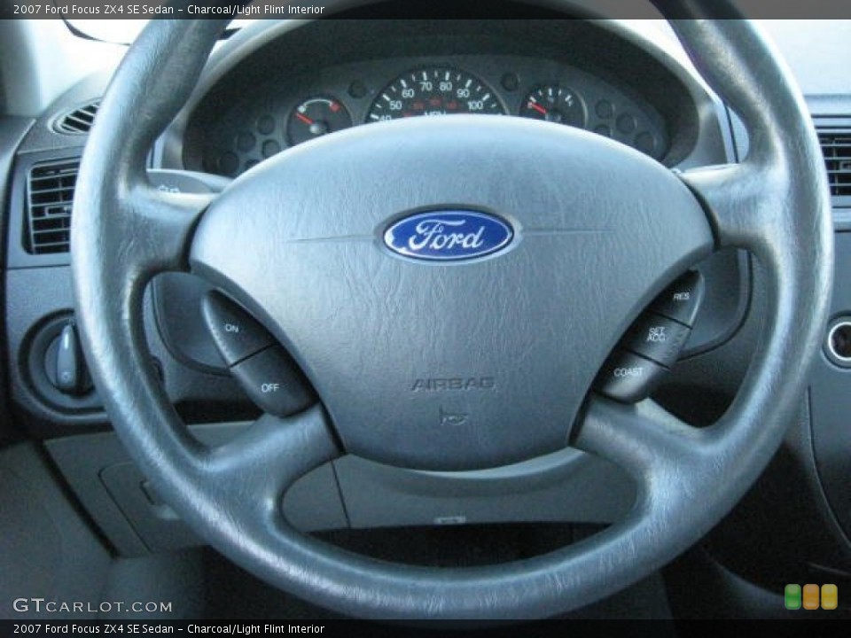 Charcoal/Light Flint Interior Steering Wheel for the 2007 Ford Focus ZX4 SE Sedan #77678964