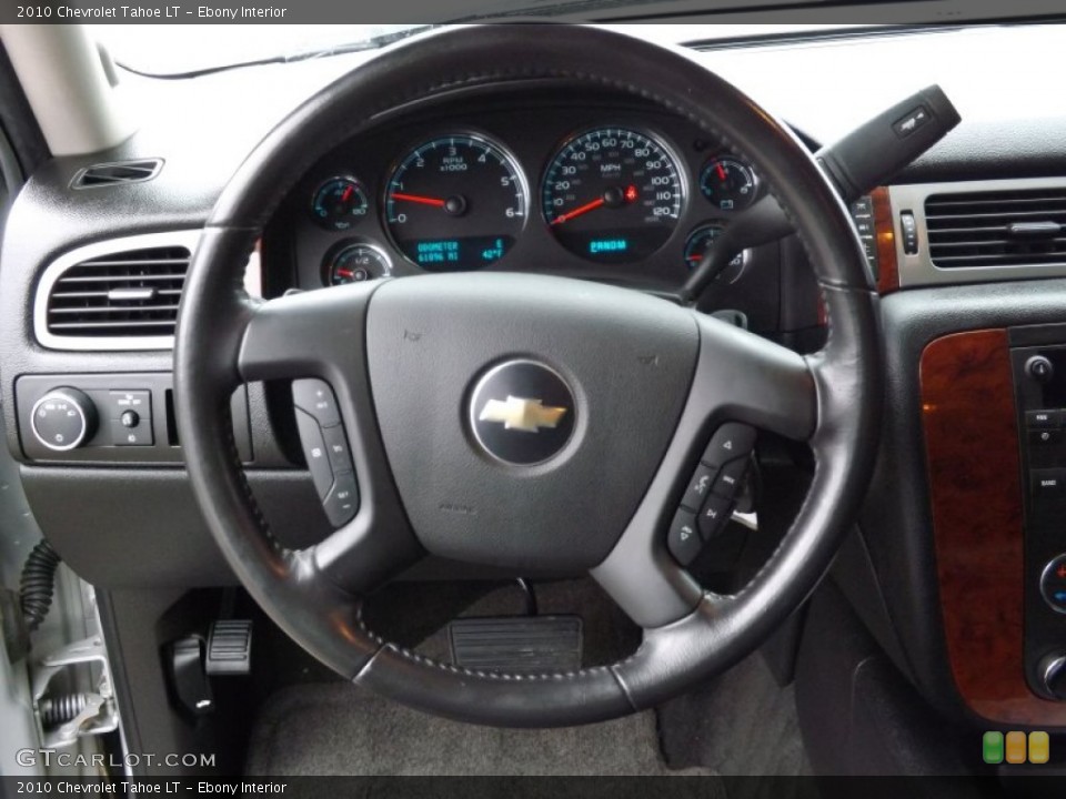 Ebony Interior Steering Wheel for the 2010 Chevrolet Tahoe LT #77679012