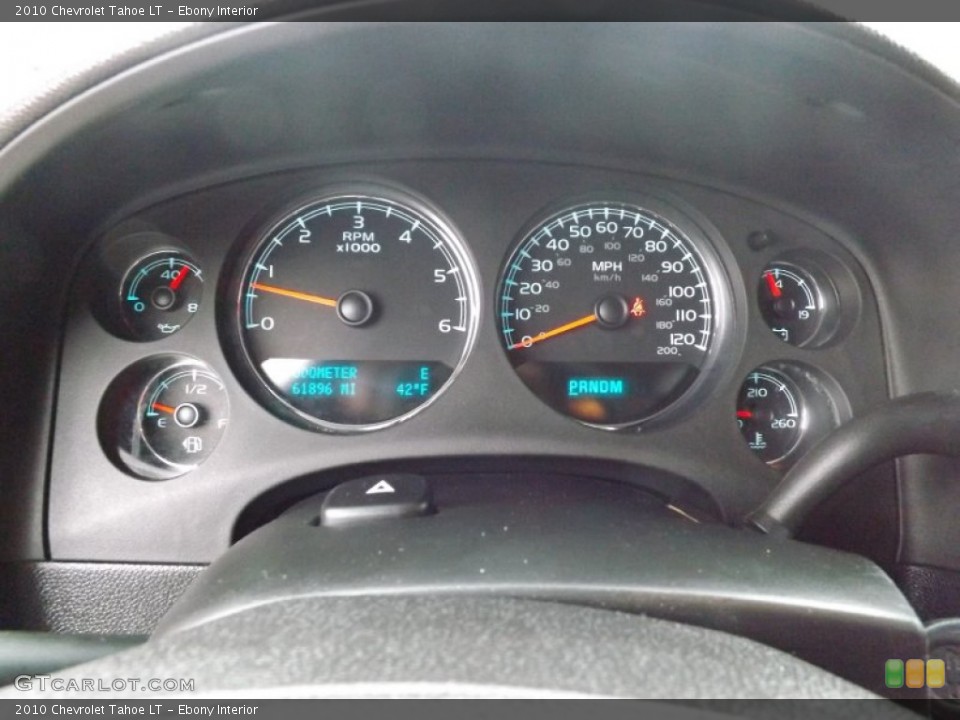Ebony Interior Gauges for the 2010 Chevrolet Tahoe LT #77679107