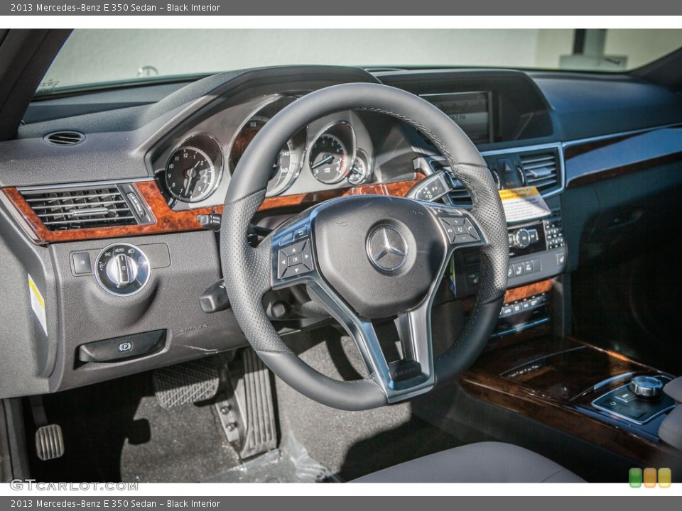 Black Interior Dashboard for the 2013 Mercedes-Benz E 350 Sedan #77679206