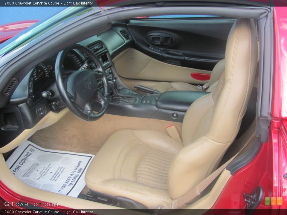 Light Oak Interior Front Seat for the 2000 Chevrolet Corvette Coupe #77679220