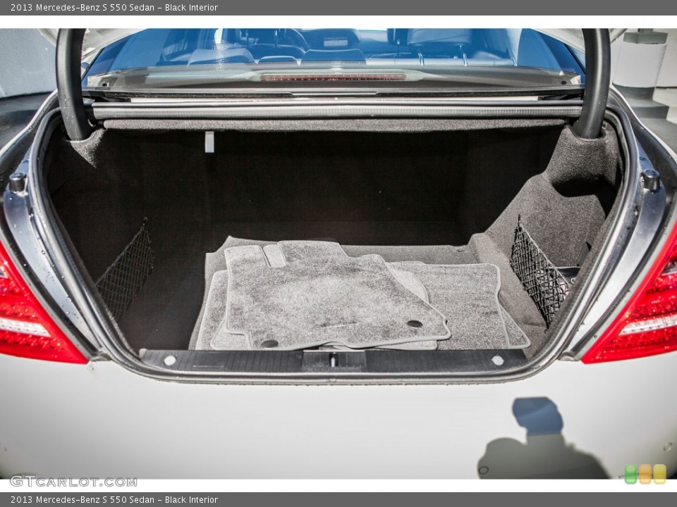 Black Interior Trunk for the 2013 Mercedes-Benz S 550 Sedan #77679597