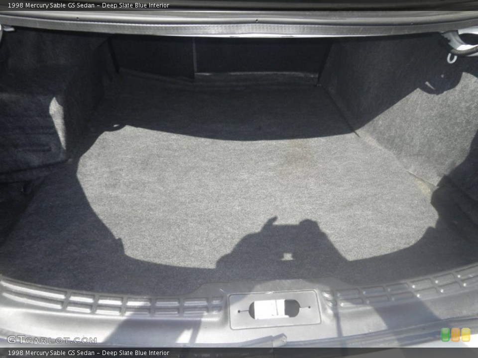 Deep Slate Blue Interior Trunk for the 1998 Mercury Sable GS Sedan #77681379