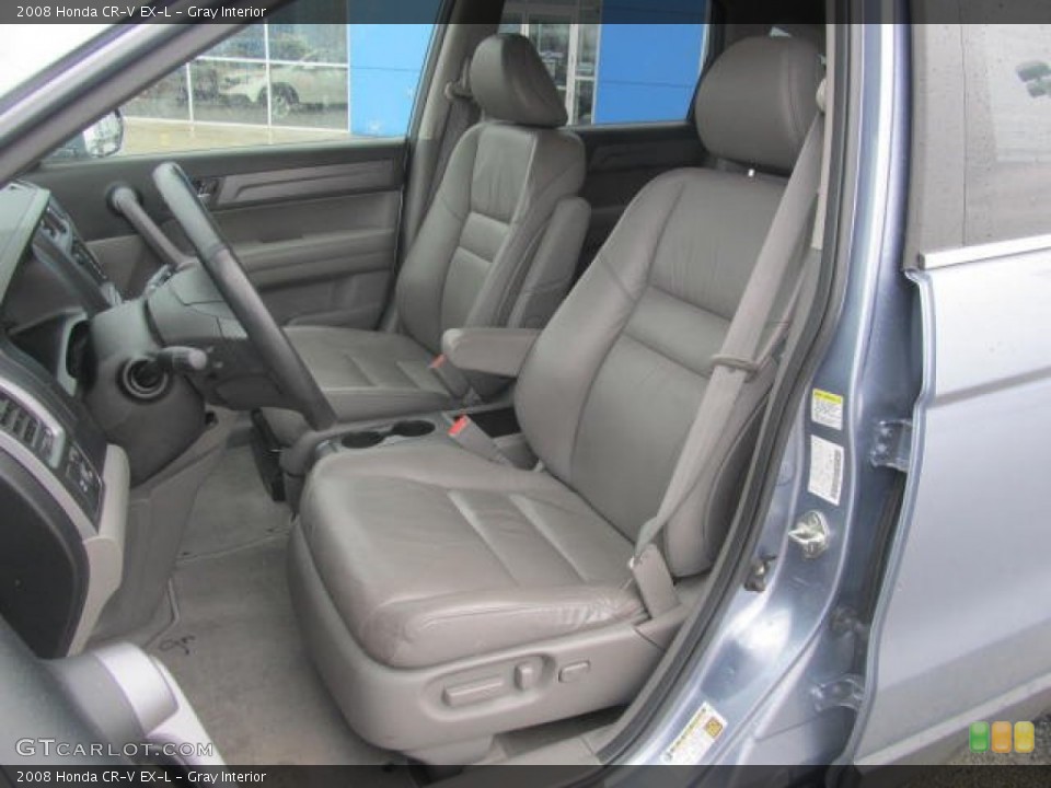 Gray Interior Front Seat for the 2008 Honda CR-V EX-L #77681637