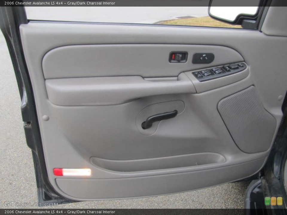 Gray/Dark Charcoal Interior Door Panel for the 2006 Chevrolet Avalanche LS 4x4 #77682456