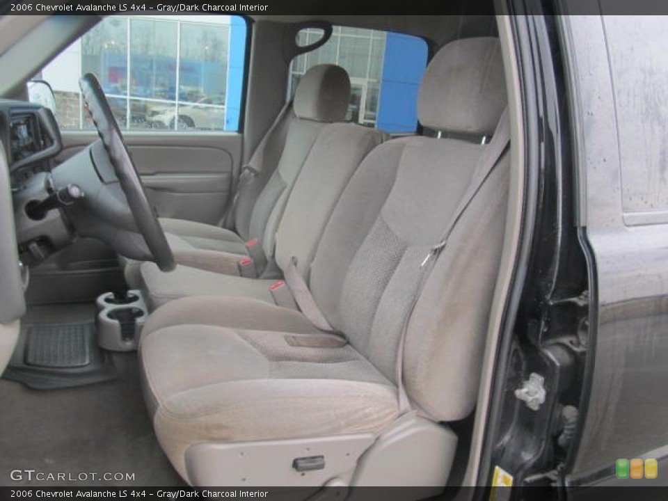 Gray/Dark Charcoal Interior Front Seat for the 2006 Chevrolet Avalanche LS 4x4 #77682471