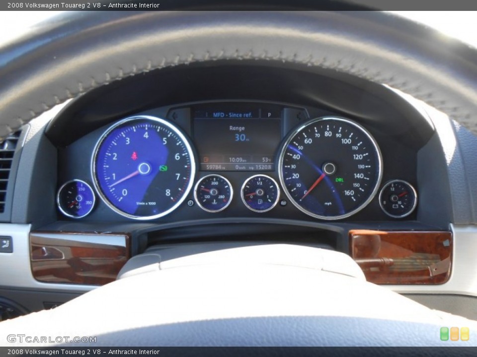 Anthracite Interior Gauges for the 2008 Volkswagen Touareg 2 V8 #77682488