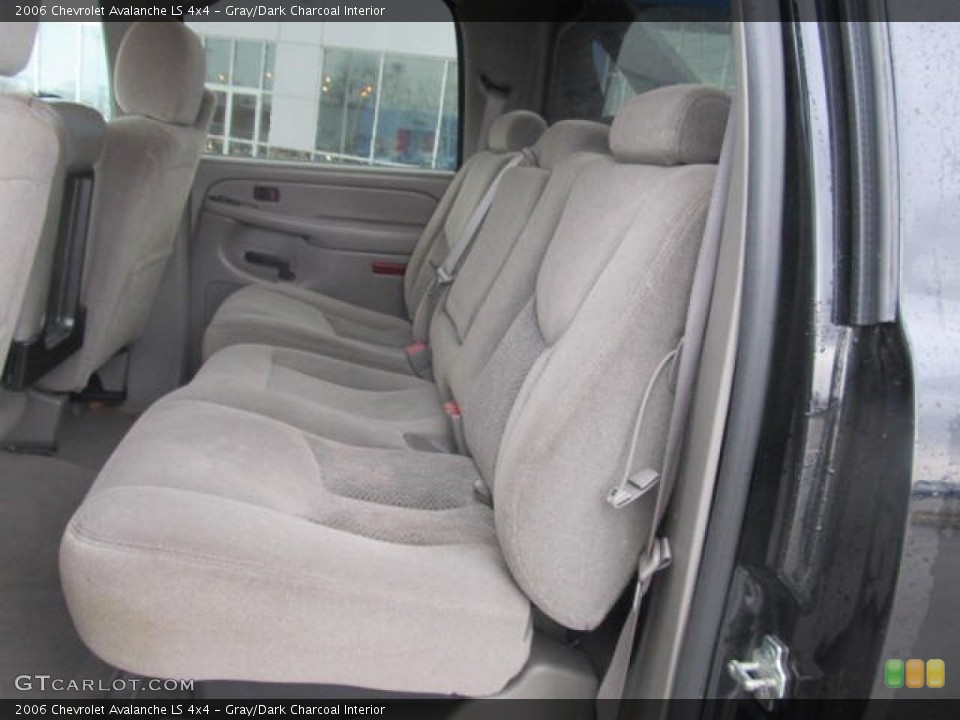 Gray/Dark Charcoal Interior Rear Seat for the 2006 Chevrolet Avalanche LS 4x4 #77682495