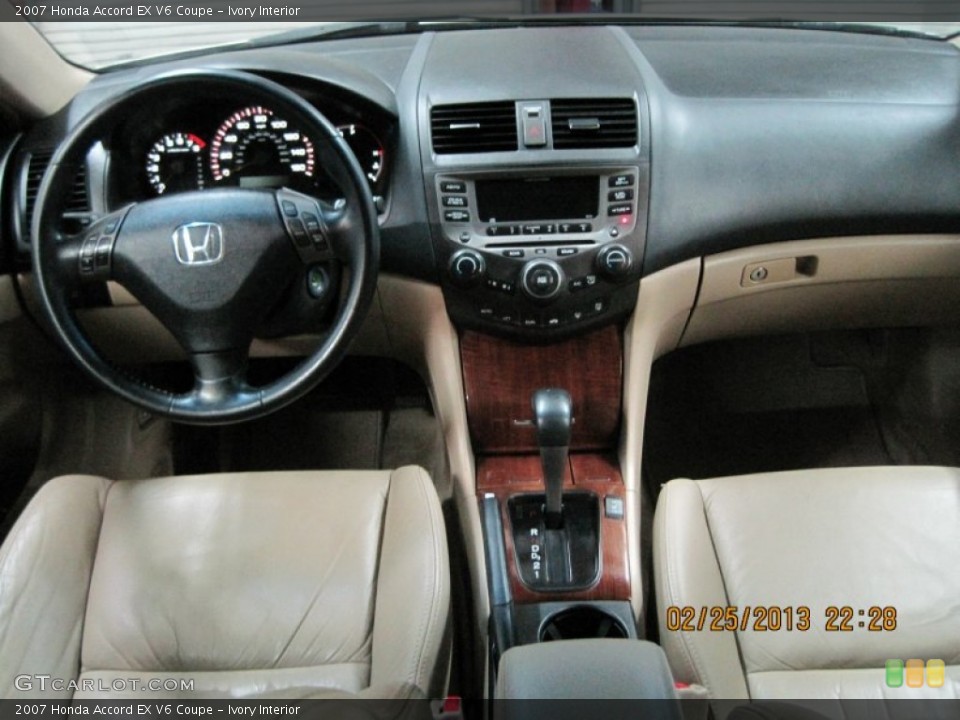 Ivory Interior Dashboard for the 2007 Honda Accord EX V6 Coupe #77682991