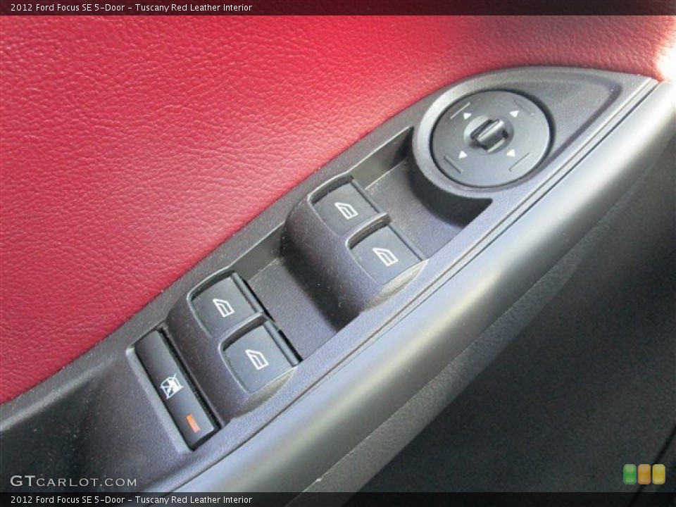 Tuscany Red Leather Interior Controls for the 2012 Ford Focus SE 5-Door #77683551