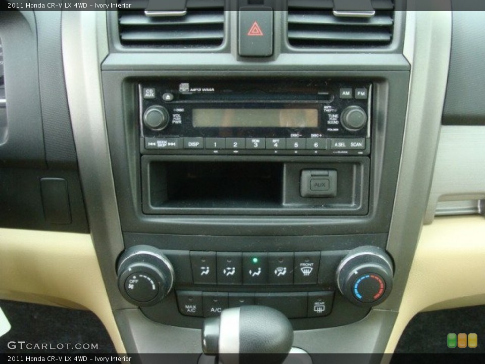 Ivory Interior Controls for the 2011 Honda CR-V LX 4WD #77683860