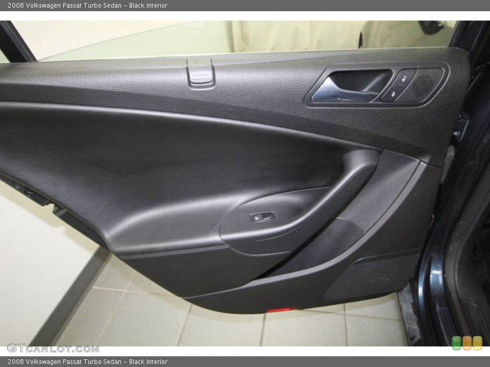 Black Interior Door Panel for the 2008 Volkswagen Passat Turbo Sedan #77684672