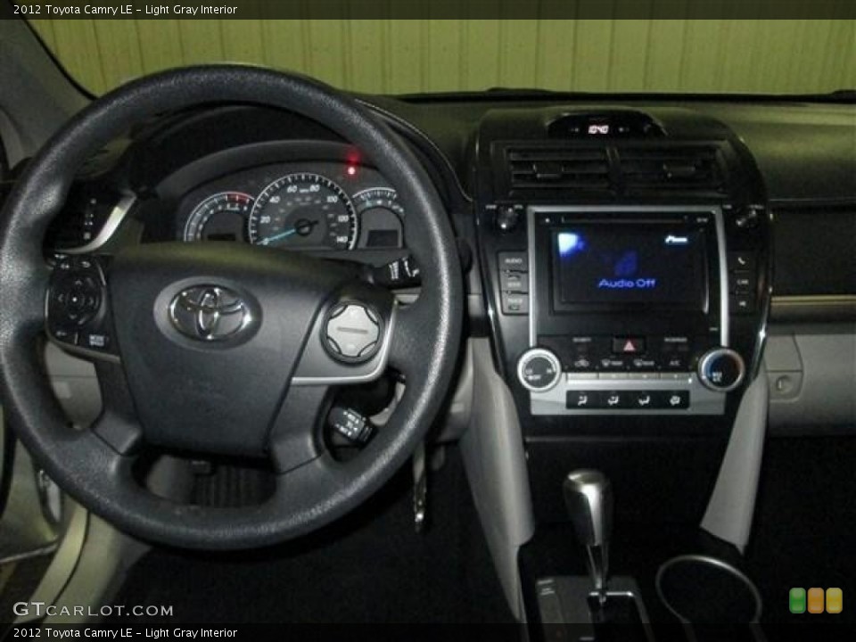 Light Gray Interior Dashboard for the 2012 Toyota Camry LE #77684946