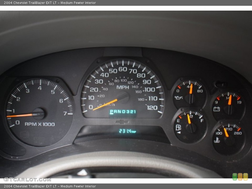 Medium Pewter Interior Gauges for the 2004 Chevrolet TrailBlazer EXT LT #77685327