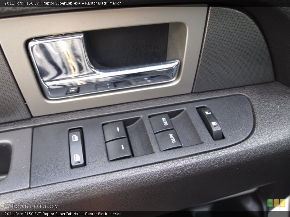 Raptor Black Interior Controls for the 2011 Ford F150 SVT Raptor SuperCab 4x4 #77685582
