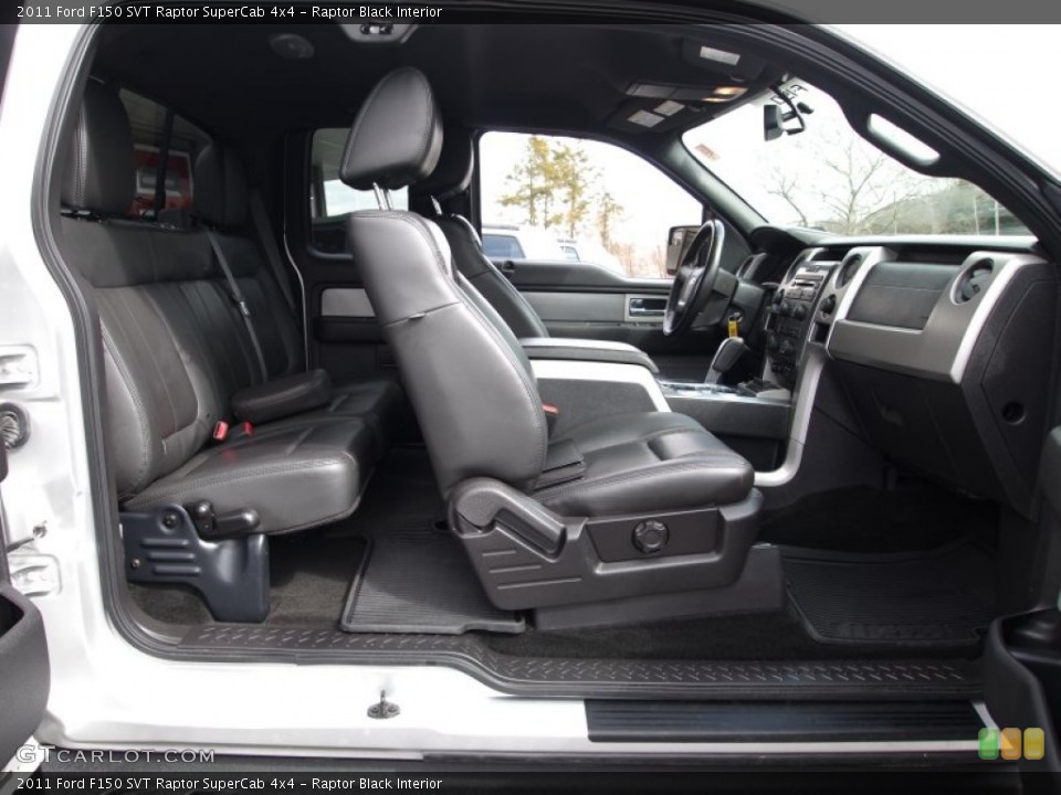 Raptor Black Interior Photo for the 2011 Ford F150 SVT Raptor SuperCab 4x4 #77685697