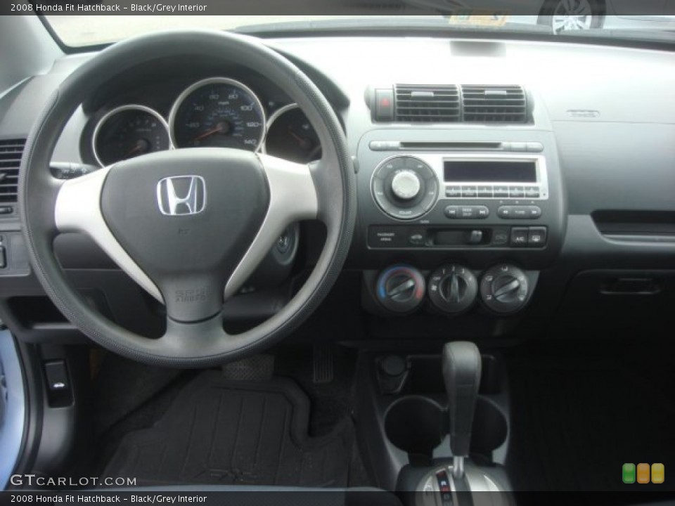 Black/Grey Interior Dashboard for the 2008 Honda Fit Hatchback #77685735