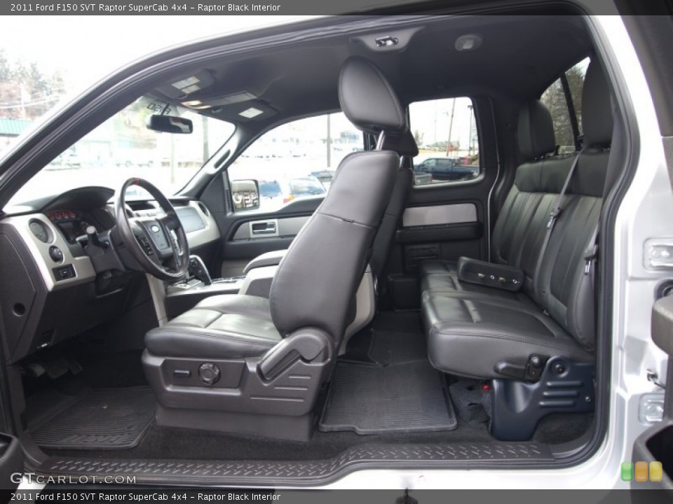 Raptor Black Interior Photo for the 2011 Ford F150 SVT Raptor SuperCab 4x4 #77685750