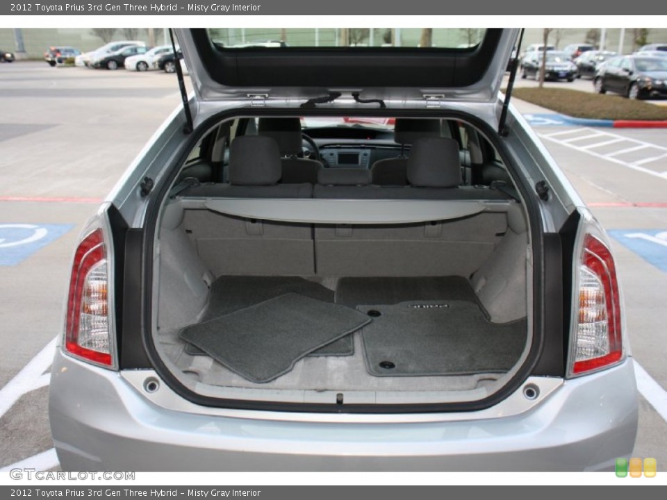 Misty Gray Interior Trunk for the 2012 Toyota Prius 3rd Gen Three Hybrid #77685759