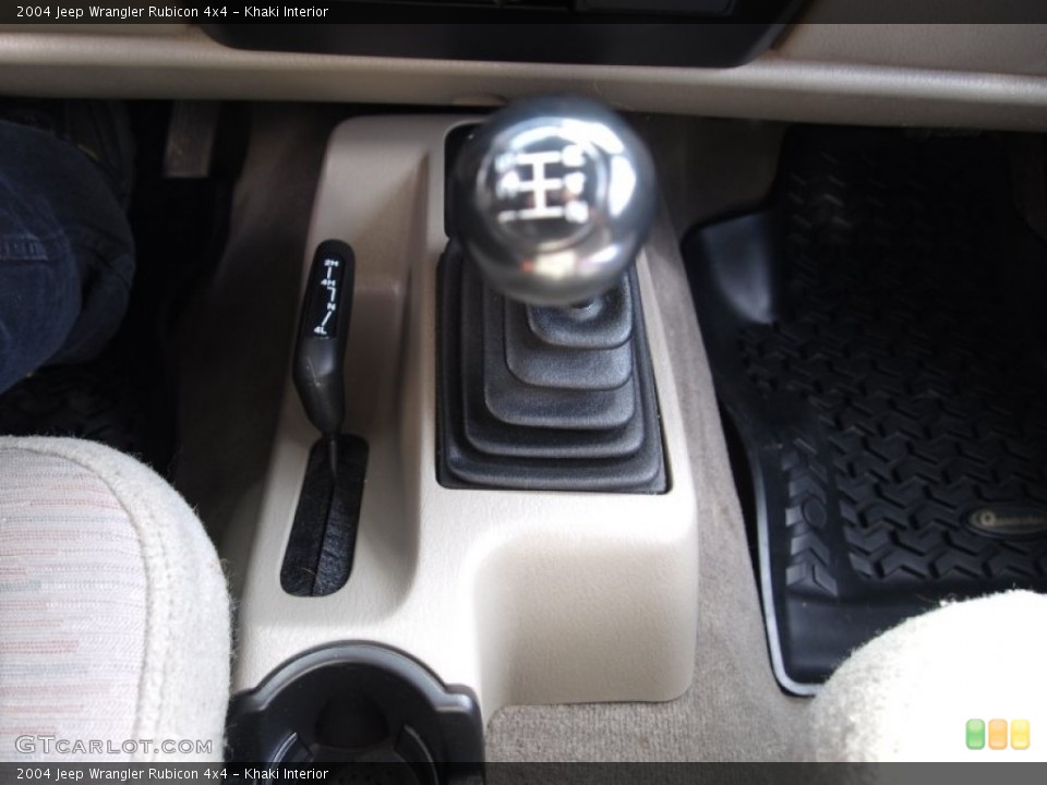 Khaki Interior Transmission for the 2004 Jeep Wrangler Rubicon 4x4 #77687664