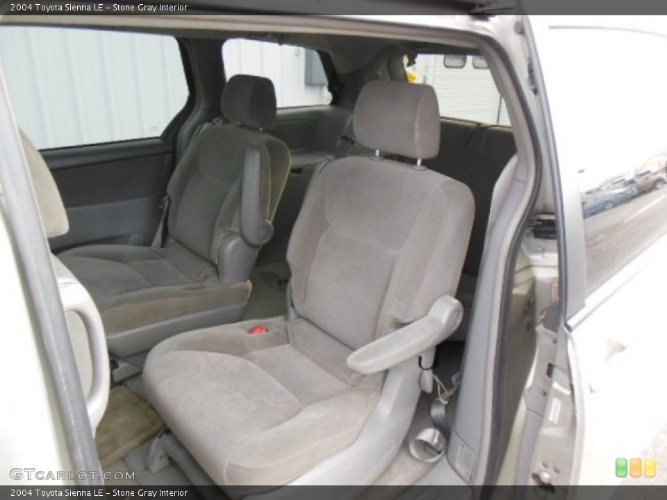 Stone Gray Interior Rear Seat for the 2004 Toyota Sienna LE #77687900