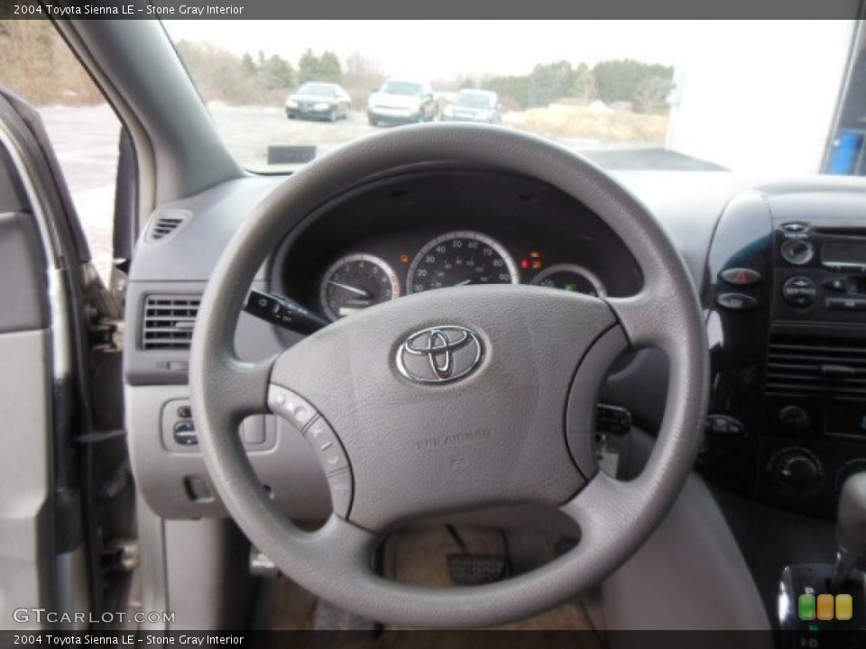 Stone Gray Interior Steering Wheel for the 2004 Toyota Sienna LE #77687951