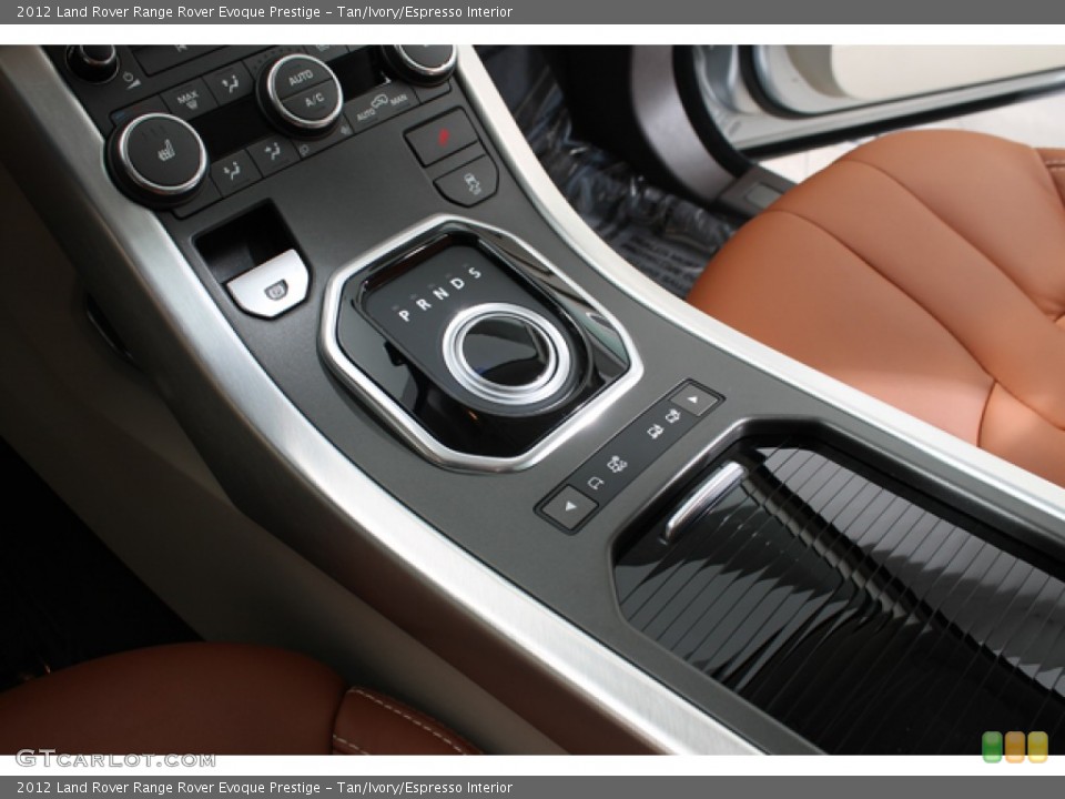 Tan/Ivory/Espresso Interior Transmission for the 2012 Land Rover Range Rover Evoque Prestige #77688705