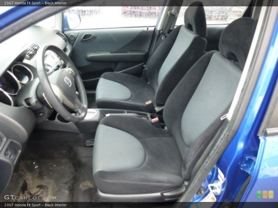 Black Interior Photo for the 2007 Honda Fit Sport #77688840