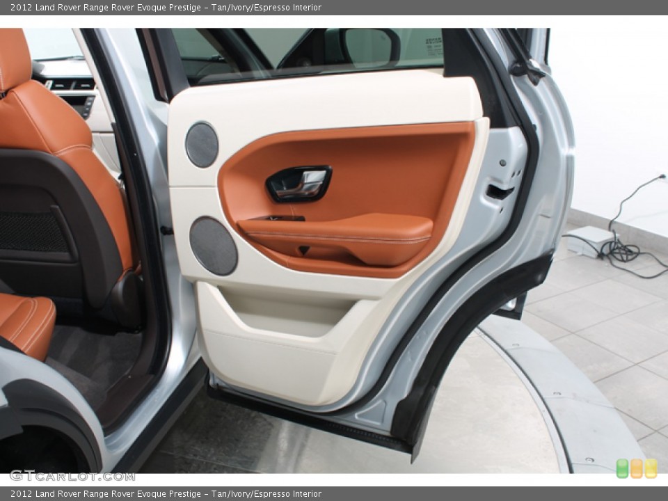 Tan/Ivory/Espresso Interior Door Panel for the 2012 Land Rover Range Rover Evoque Prestige #77689288