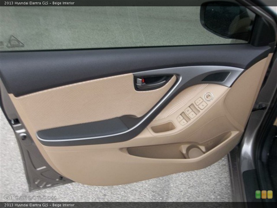 Beige Interior Door Panel for the 2013 Hyundai Elantra GLS #77689729