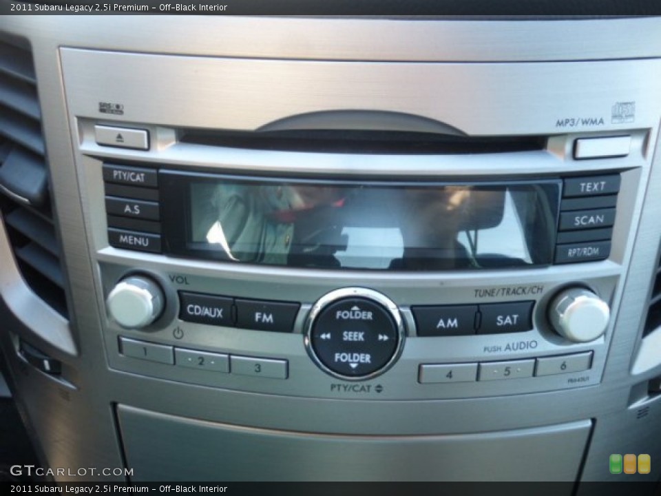 Off-Black Interior Audio System for the 2011 Subaru Legacy 2.5i Premium #77690505