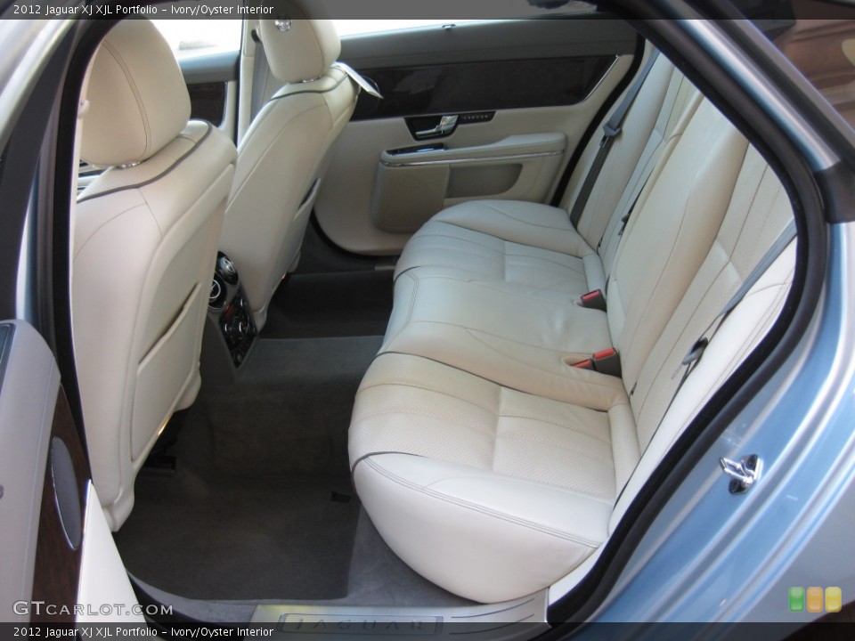Ivory/Oyster Interior Rear Seat for the 2012 Jaguar XJ XJL Portfolio #77690763