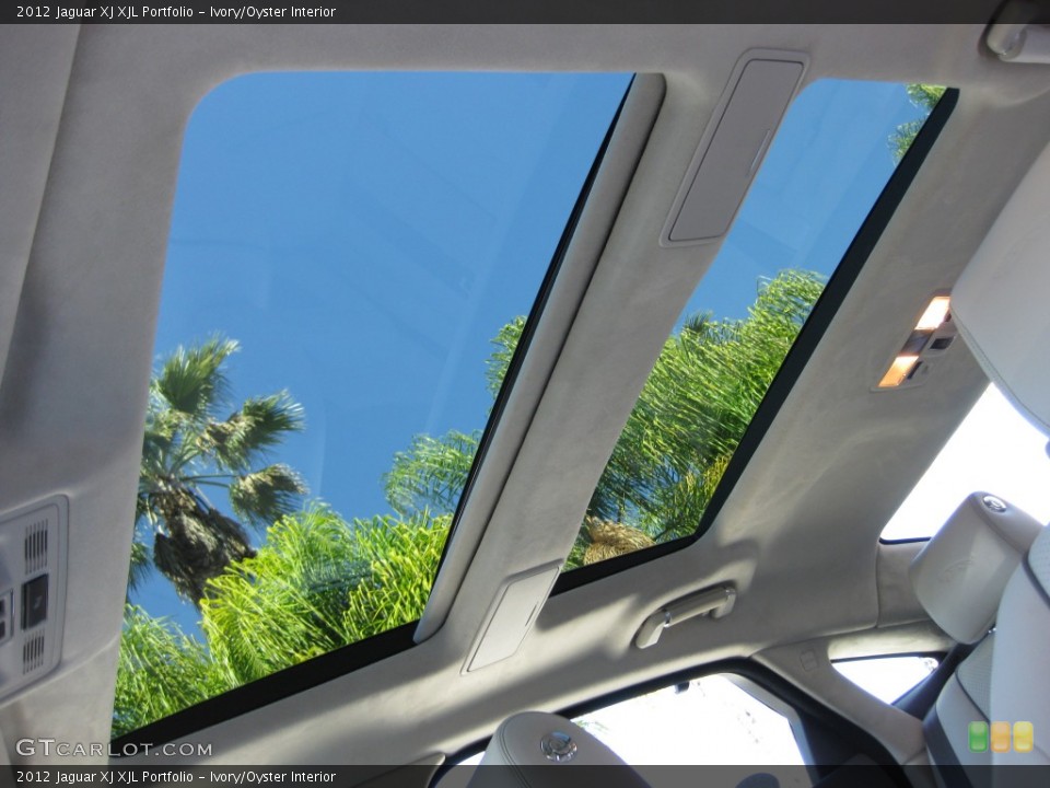 Ivory/Oyster Interior Sunroof for the 2012 Jaguar XJ XJL Portfolio #77690997
