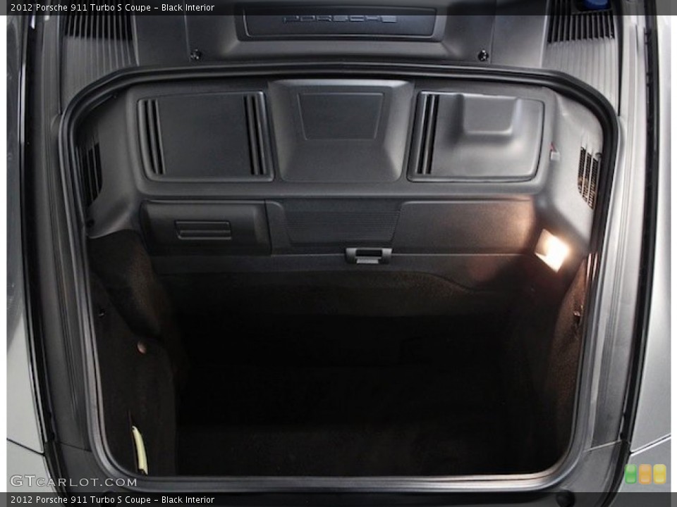 Black Interior Trunk for the 2012 Porsche 911 Turbo S Coupe #77691930