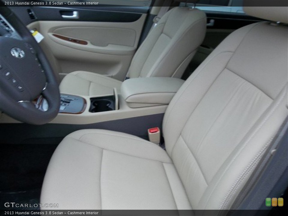 Cashmere Interior Front Seat for the 2013 Hyundai Genesis 3.8 Sedan #77692467