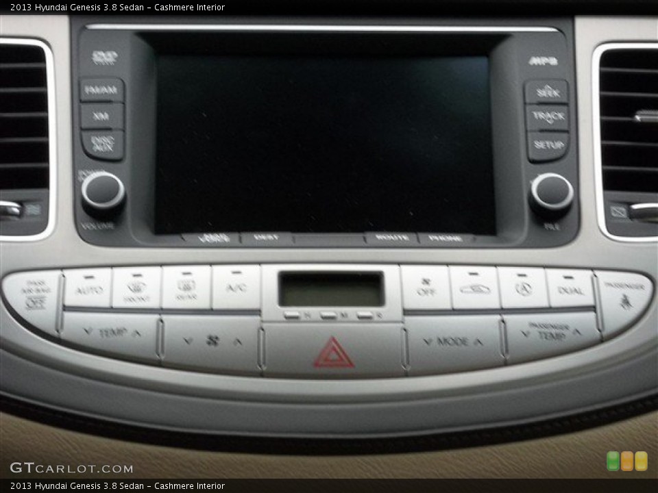 Cashmere Interior Controls for the 2013 Hyundai Genesis 3.8 Sedan #77692629