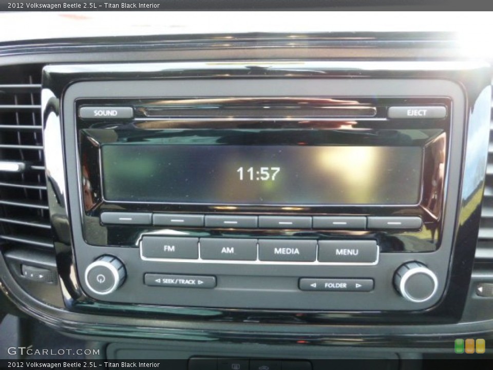 Titan Black Interior Audio System for the 2012 Volkswagen Beetle 2.5L #77693216
