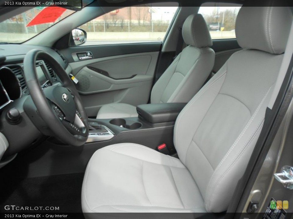 Gray Interior Front Seat for the 2013 Kia Optima EX #77693226